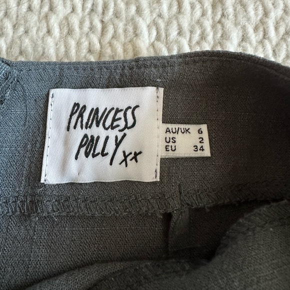 Princess Polly Grey Selby Mini Skirt Size 2 - Picture 3 of 7